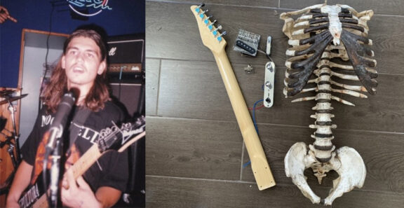 Grecia: il nipote crea una chitarra dalle ossa dello zio defunto, responsabile di avergli fatto amare l’Heavy Metal