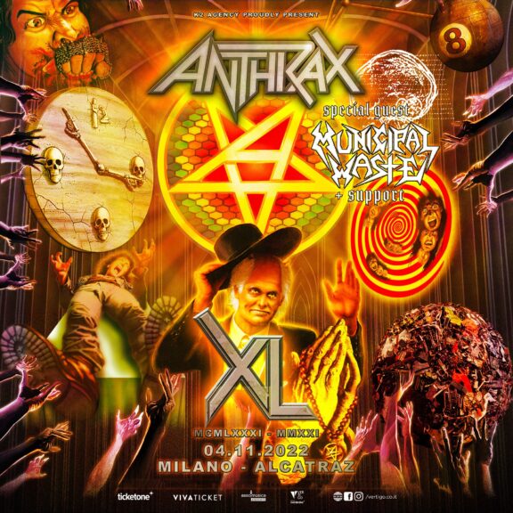 Anthrax: annunciato un concerto in Italia per il tour del 40° anniversario!