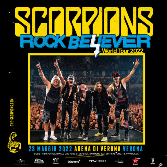 Scorpions: nuovo album e una data in Italia nel 2022!