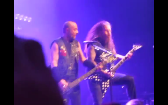 Overkill: Phil Demmel sul palco al posto di Dave Linsk (video)