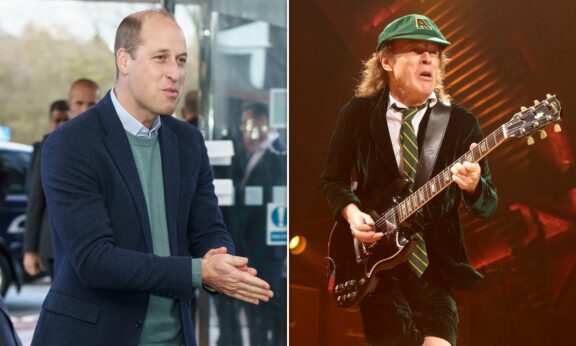 AC/DC: il Principe William ammette, “Niente di meglio di ‘Thunderstruck’ per darsi la carica il lunedì mattina”