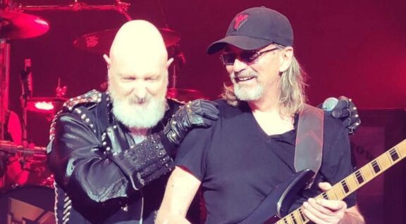 Judas Priest: guarda Glenn Tipton con la band a Newark