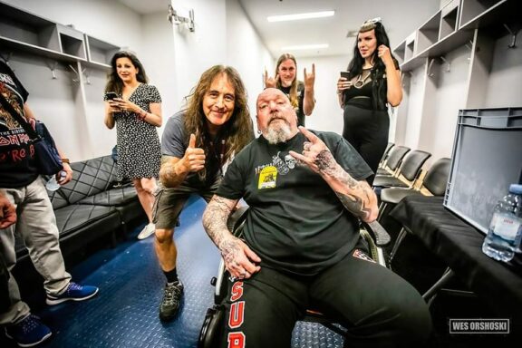 Iron Maiden: Steve Harris e Paul Di’Anno si incontrano prima dello show a Zagabria