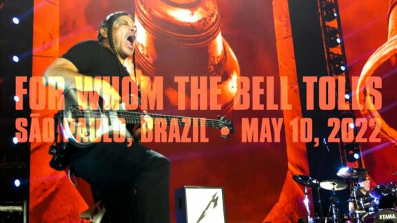 Metallica: la registrazione di ‘For Whom the Bell Tolls’ suonata a São Paulo in Brasile