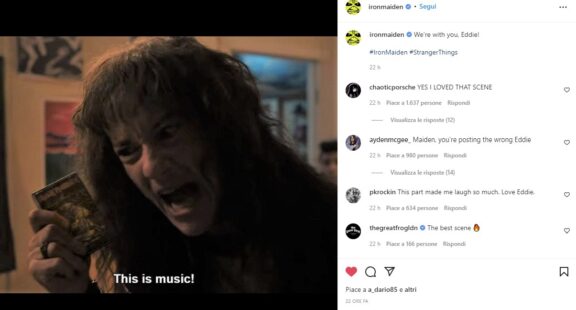 Metallica e Iron Maiden: ringraziano la serie Stranger Things