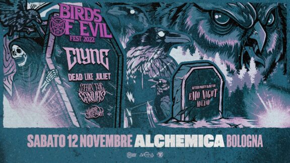 Birds Of Evil Fest 2022: a Bologna con Elyne, Dead Like Juliet, Stain The Canvas e The Wind Covenant