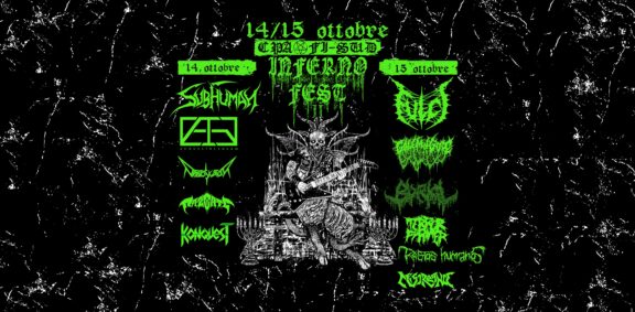 Inferno Fest II: settimana prossima due giorni di musica estrema con Fulci, Subhuman e tanti altri