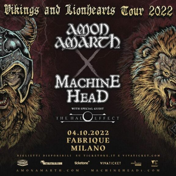 Live Report: Amon Amarth+Machine Head+The Halo Effect @Fabrique, Milano – 4/10/2022