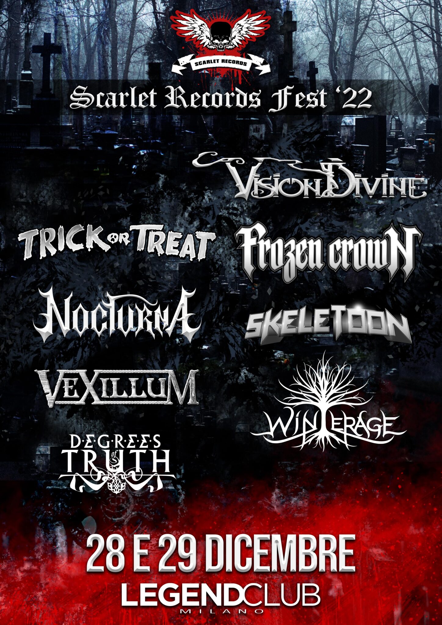 Scarlet Records Fest: i dettagli dell’imminente due giorni al Legend Club