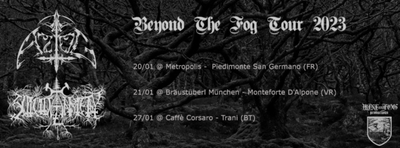 Beyond the Fog Tour: tre date dal nord al sud Italia con Azog, Suicidal Anxiety e altri