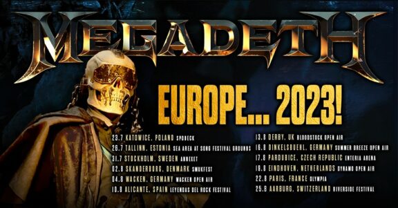 Megadeth: annunciano le date del tour europeo; al momento esclusa l’Italia