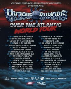 Vicious Rumors tour europeo 2023 locandina