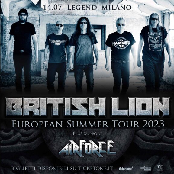 British Lion: una data a Milano per la band di Steve Harris (Iron Maiden)