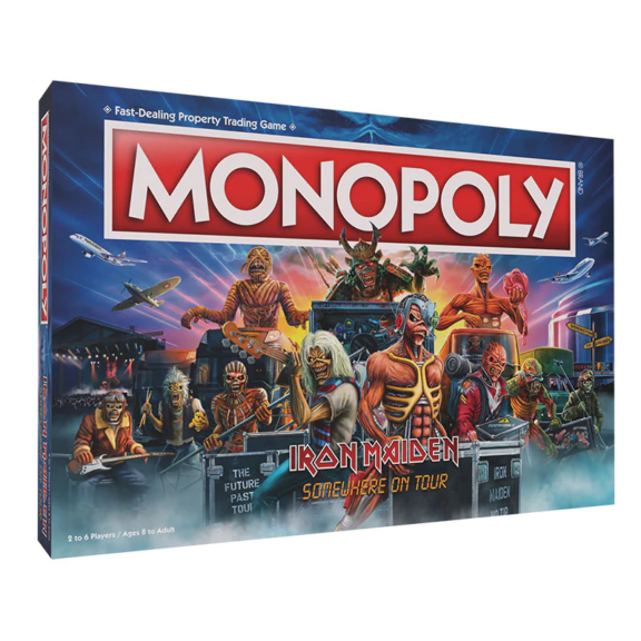 Iron Maiden: in vendita il “Monopoly: Somewhere On Tour”