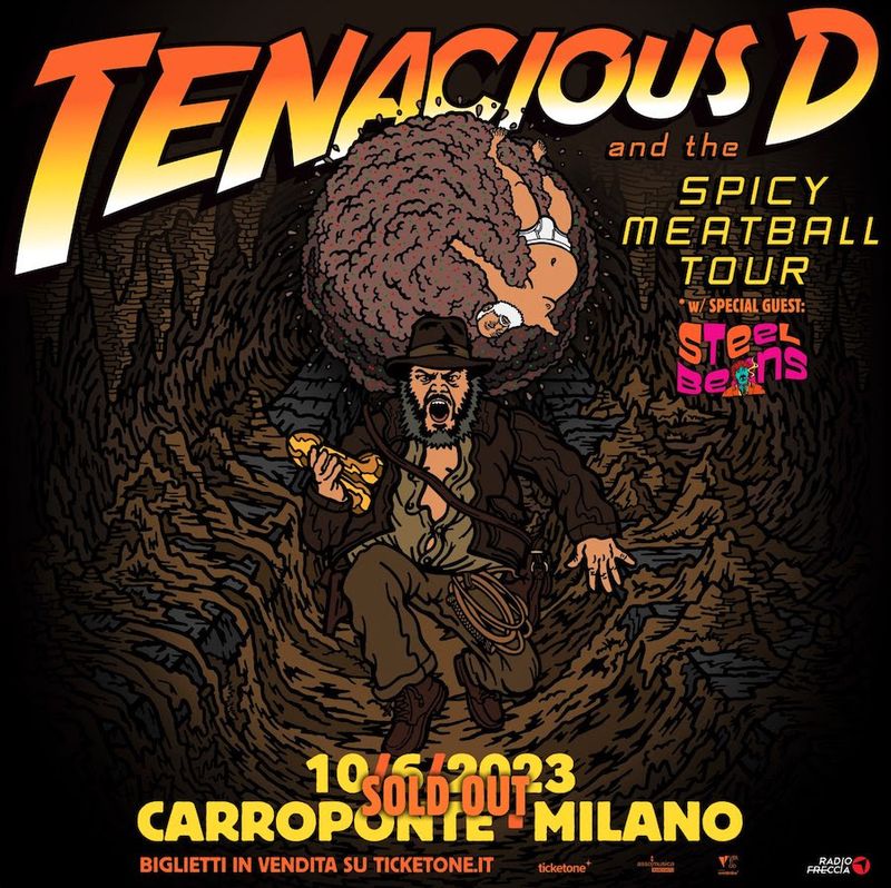 Tenacious D locandina Carroponte 2023