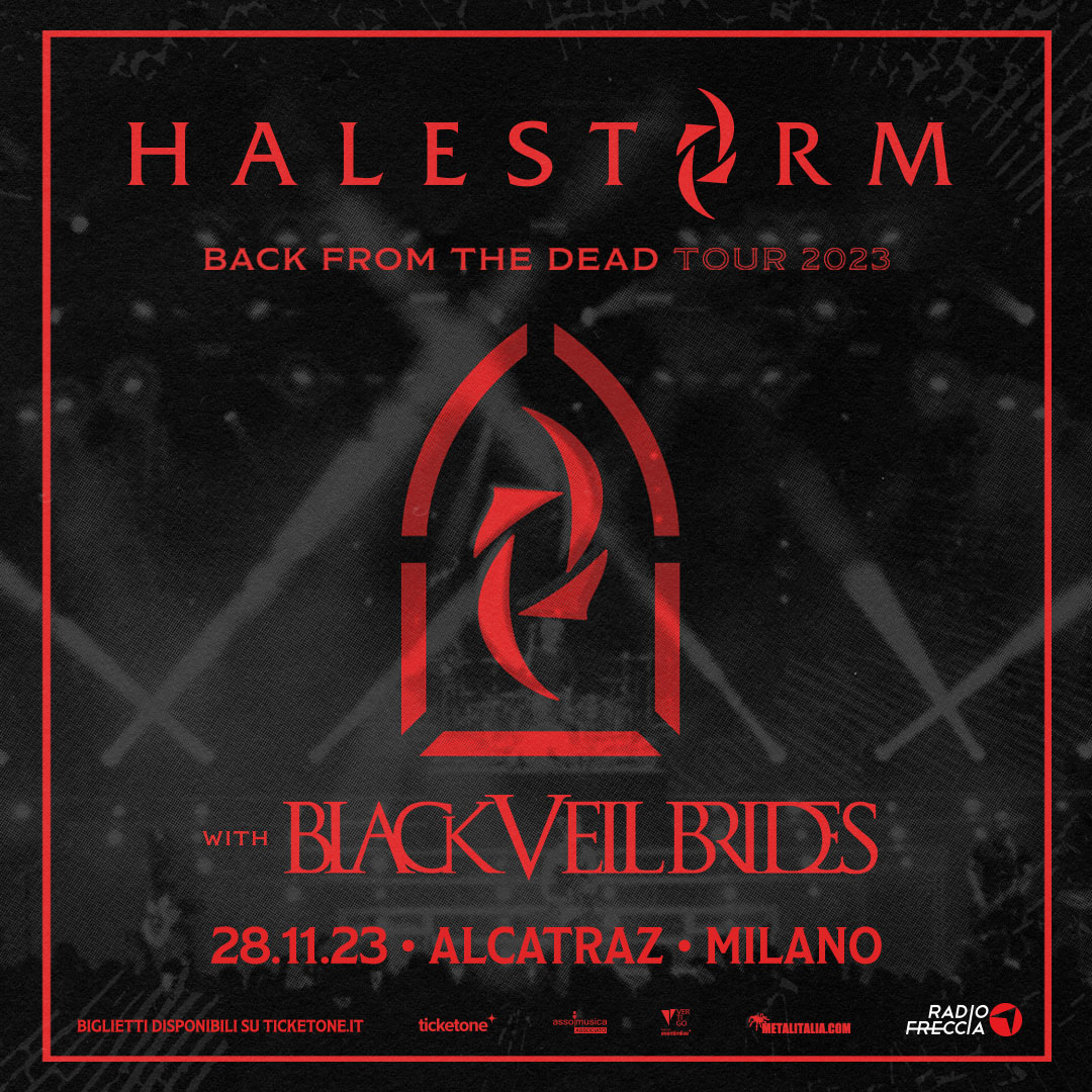 Halestorm locandina Italia 2023