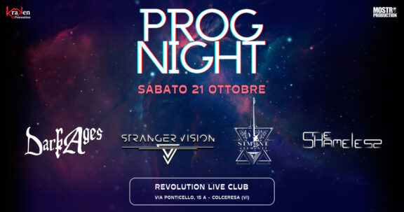 Prog Night 2023: a ottobre con Dark Ages, Stranger Vision e altri