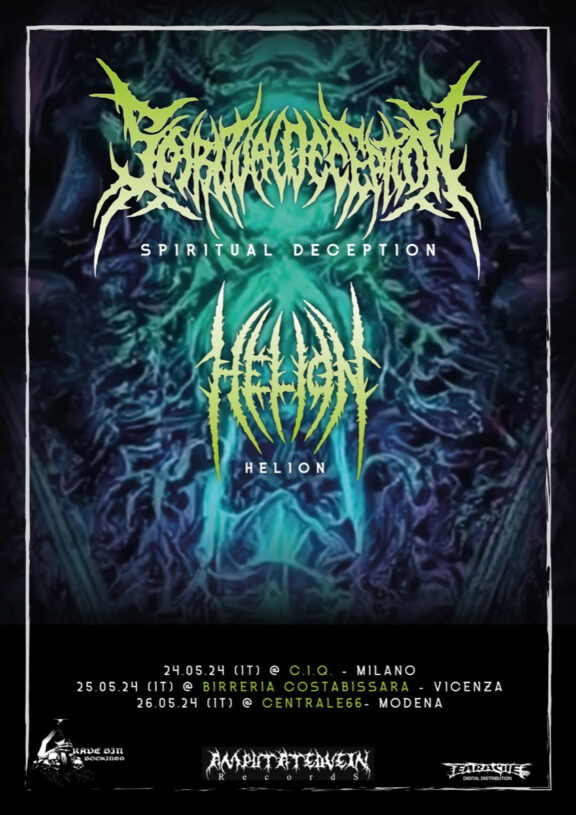 Helion: mini-tour assieme agli Spiritual Deception