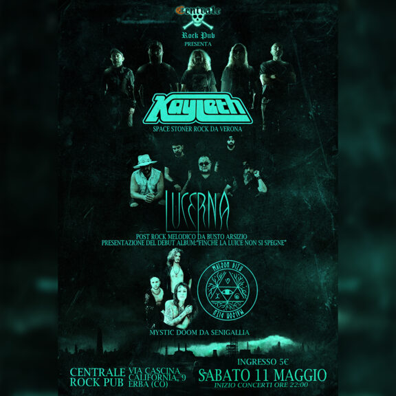 Kayleth: in concerto l’11 maggio con Lucerna e Maison Dieu