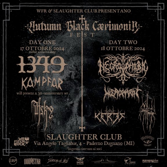 Autumn Black Caerimonia Fest: ecco la line-up completa