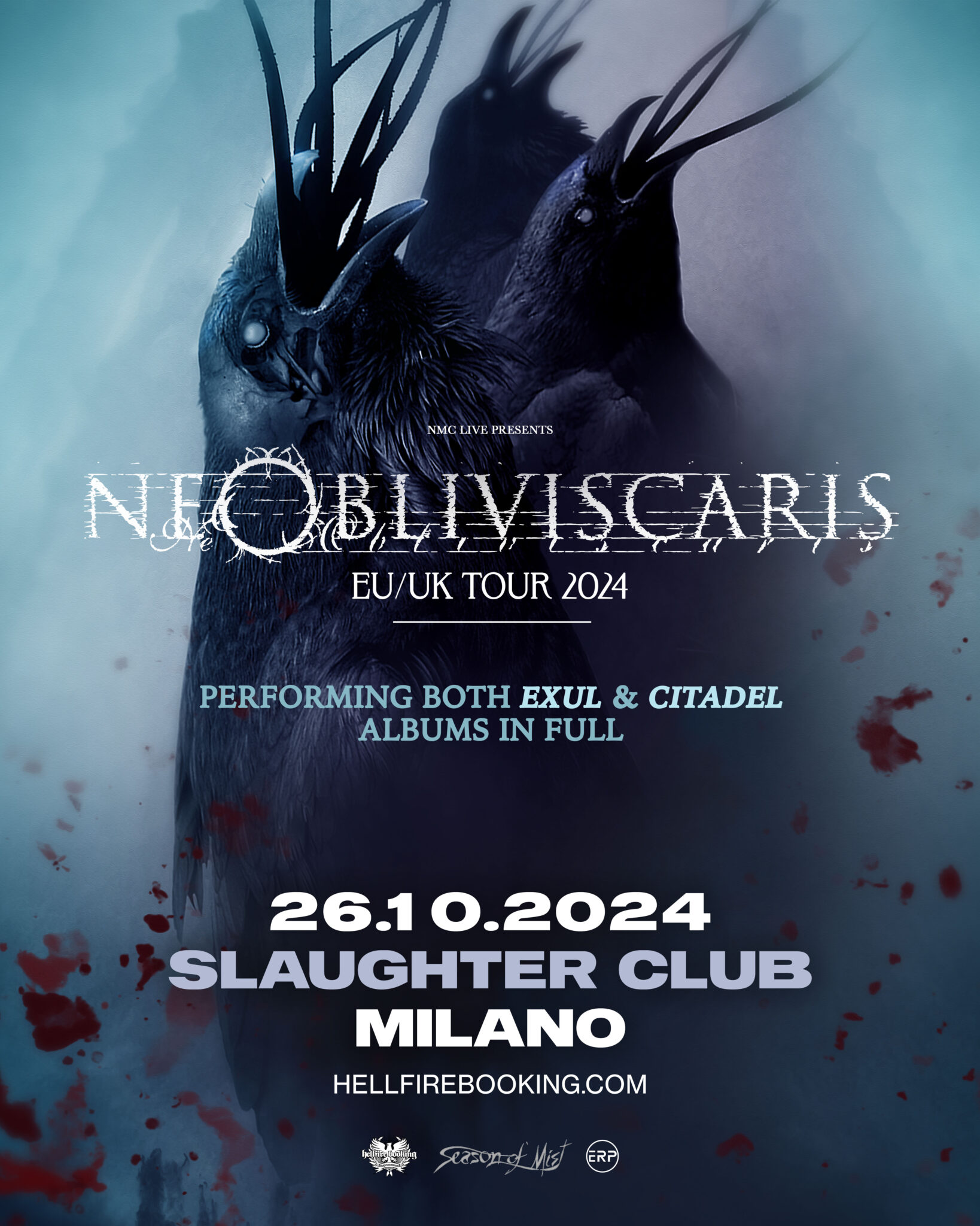 Ne Obliviscaris @ Slaughter Club, Milano – 26/10/2024
