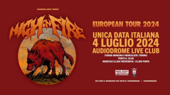 High on Fire @ Audiodrome, Moncalieri (TO) – 04/07/2024