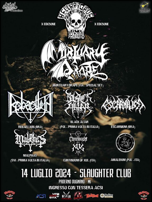 Hellbrigade Festival X Edizione @ Slaughter Club, Paderno Dugnano (MI) – 14/07/2024