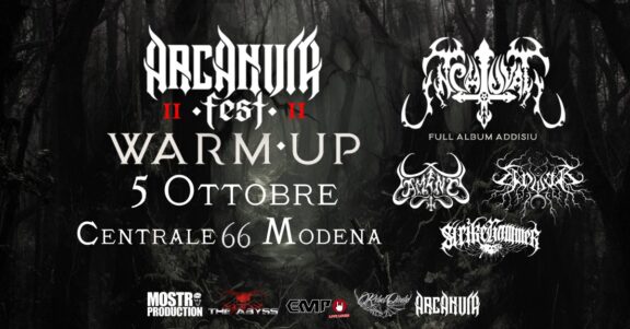 Arcanum Fest Warm Up @ Centrale 66, Modena – 05/10/2024