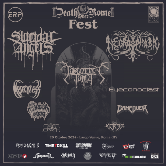 Death Over Rome Festival: line-up completa e prevendite