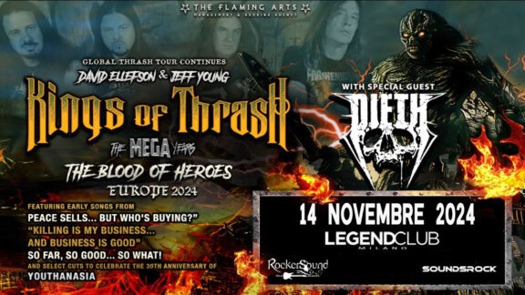 Kings Of Thrash: unica data italiana a Milano
