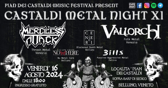 Castaldi Metal Night: ecco la line-up!