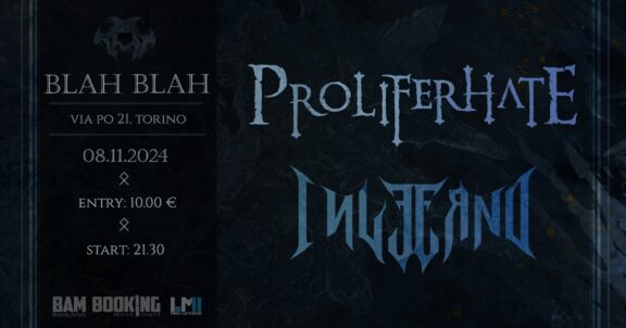 Proliferhate + Inverno @ Blah Blah, Torino – 08/11/2024