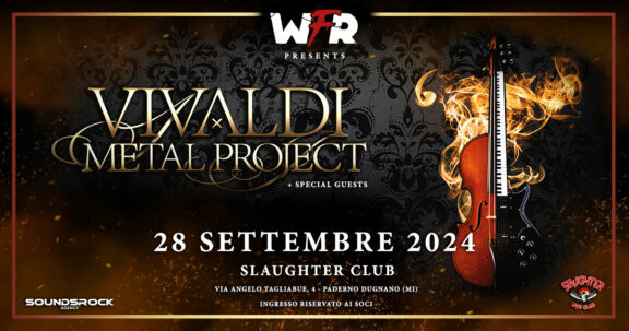 Vivaldi Metal Project: ecco l’evento WFR
