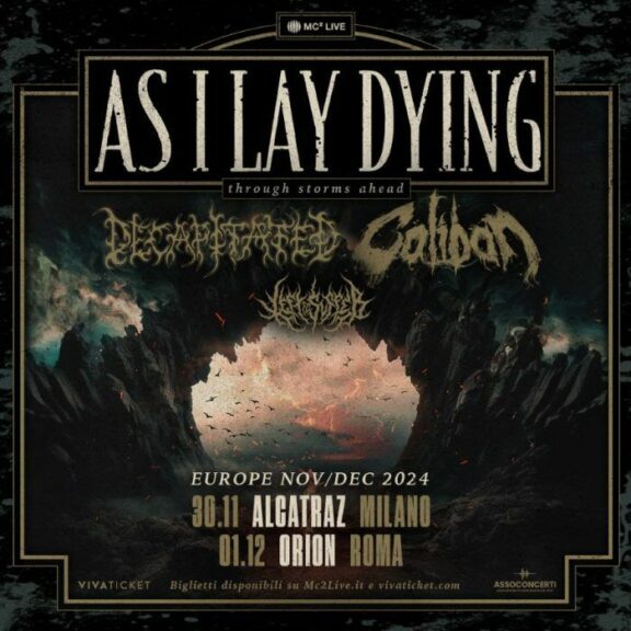 As I Lay Dying @ Orion, Roma – 01/12/2024