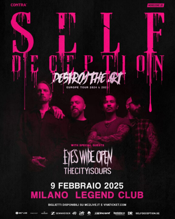 Self Deception: a febbraio una data del “Destroy The Art Tour” a Milano