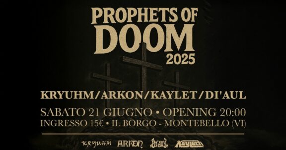 Kryuhm: annunciano il “Prophets Of Doom 2025”