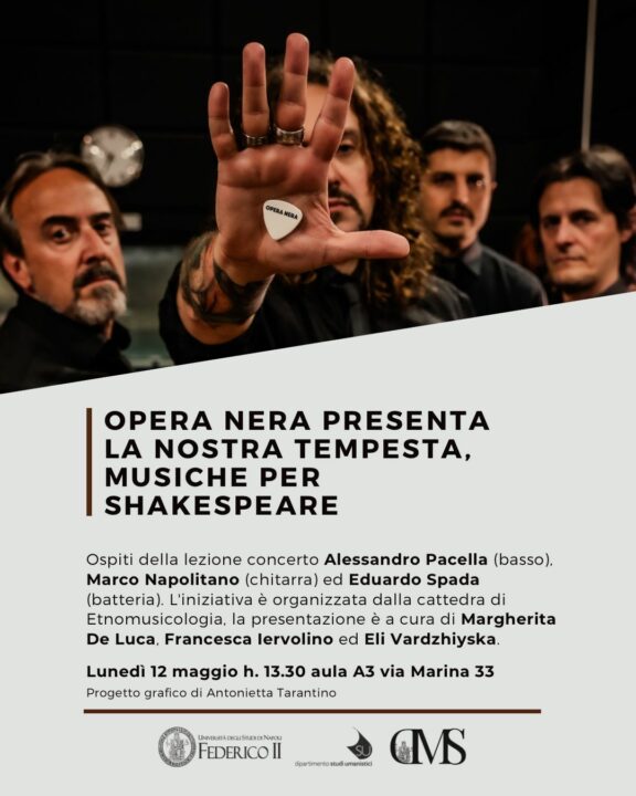 Opera Nera: presentazione de ‘La Tempesta’ in Università
