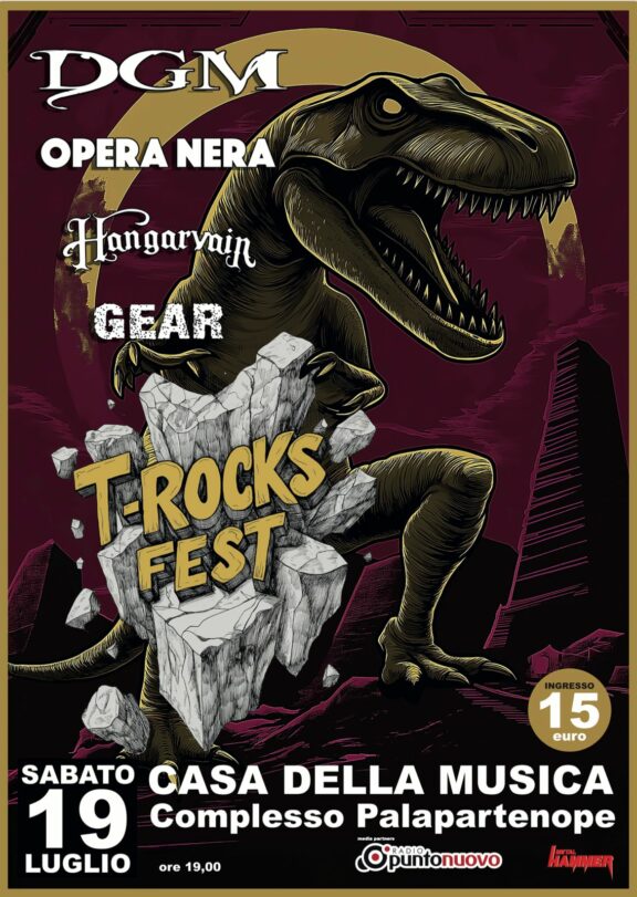 T-Rocks Fest 2025: si terrà a Napoli la prima edizione, con DGM, Opera Nera e altri