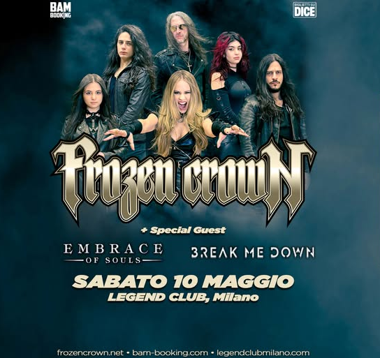 Live Report: Frozen Crown + Guests @ Legend Club (MI) – 10/05/2025