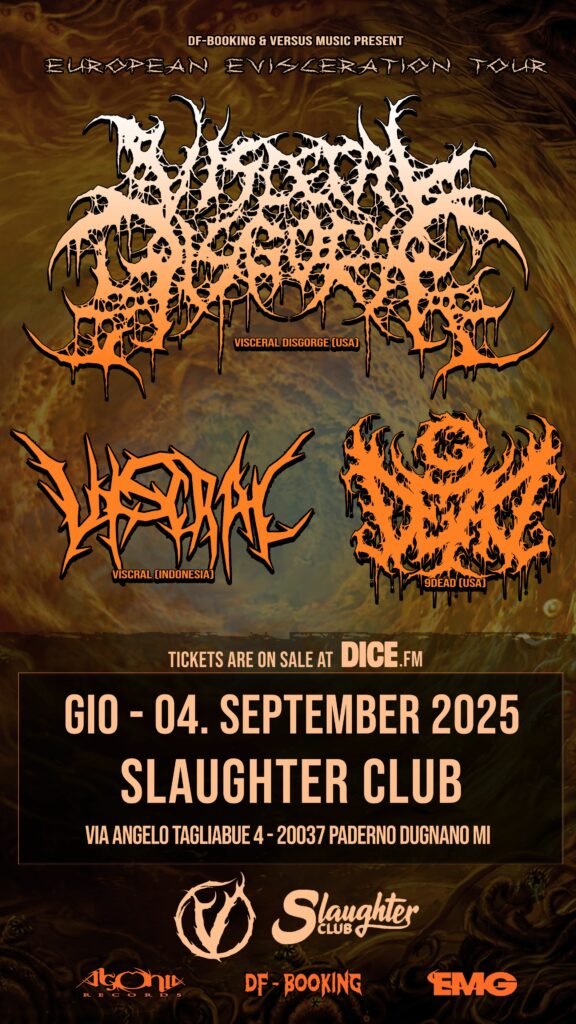 Visceral Disgorge: una data in Italia a Settembre