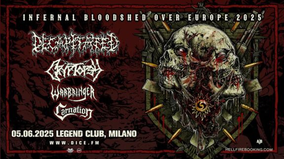 Live Report: Decapitated + Cryptopsy + Warbringer + Carnation @ Legend Club, Milano – 05/06/2025