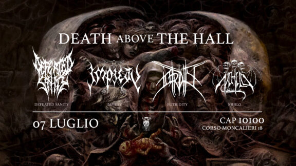 Defeated Sanity: il 7 luglio al CAP10100 di Torino