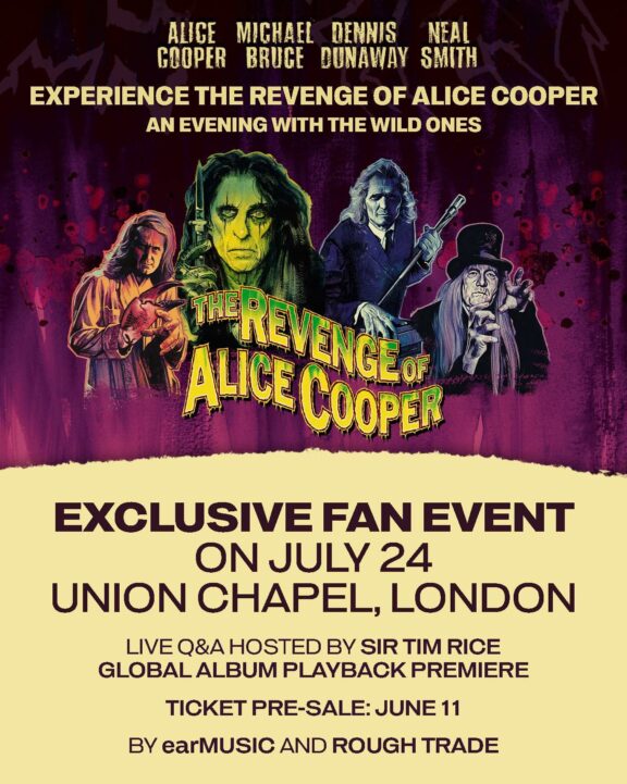 The Original Alice Cooper Group: annunciato un evento esclusivo ed intimo a Londra