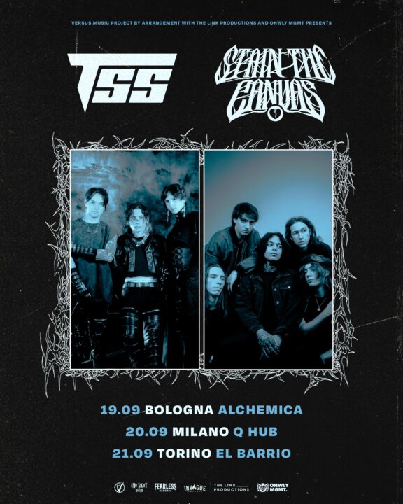 Stain The Canvas: 3 date da co-headliner con i TSS in Italia