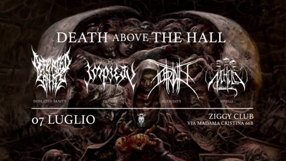 Defeated Sanity: il concerto di stasera è stato spostato allo Ziggy Club di Torino