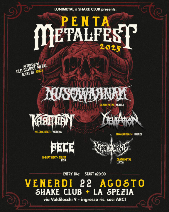 Penta Metal Fest 2025: a fine agosto il festival con Husqwarnah, Karmian e altri