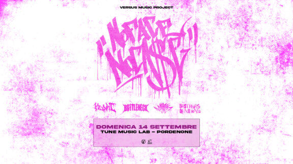 No Face No Case: la terza data italiana il 14 Settembre al Tune Music Lab di Pordenone