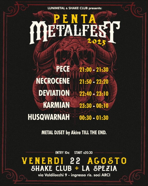 Pental Metal Fest: gli orari della sesta edizione con Husqwarnah, Karmian e altri