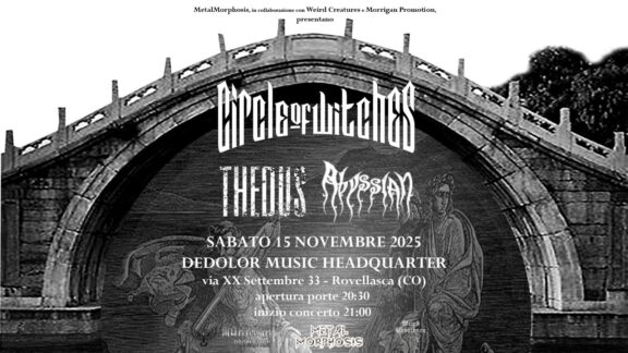 Circle Of Witches: live al Dedolor Music Headquarter di Rovellasca (CO)