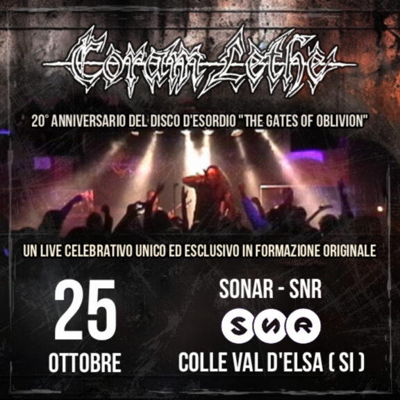 Coram Lethe: tornano dal vivo per suonare l’intero debut-album “The Gates of Oblivion”
